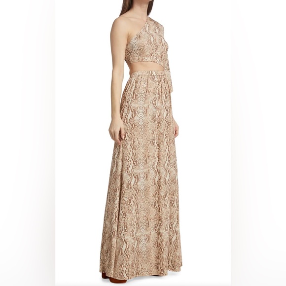 L'AGENCE Fontana Cut-Out Maxi Dress •Size Small• NWT • - Picture 3 of 7